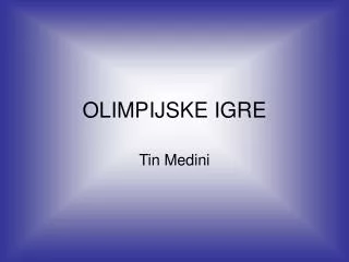 olimpijske igre