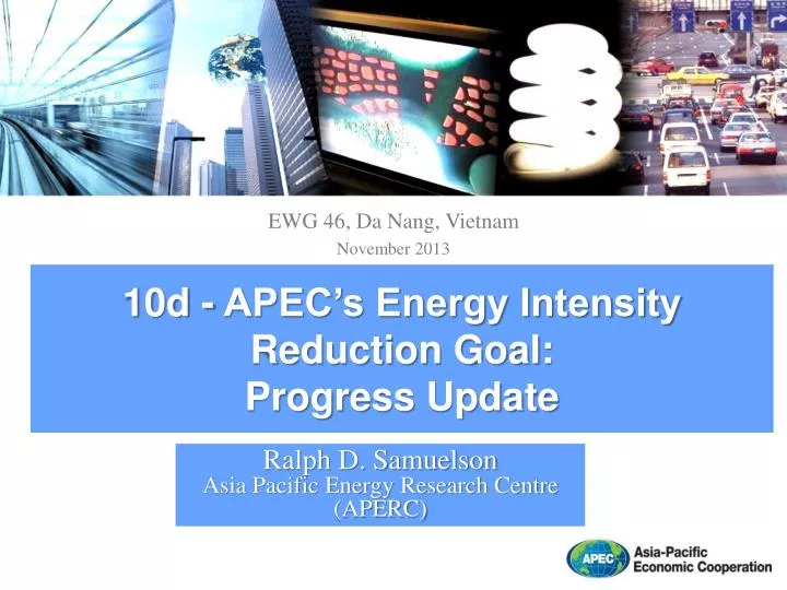 10d apec s energy intensity reduction goal progress update