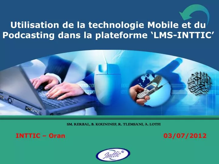 utilisation de la technologie mobile et du podcasting dans la plateforme lms inttic