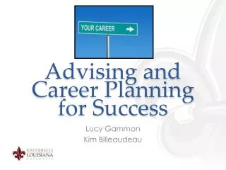Advising and Career Planning for Success