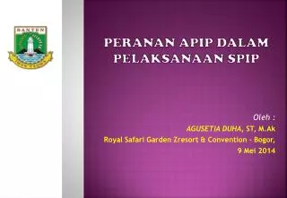 peranan apip dalam pelaksanaan spip