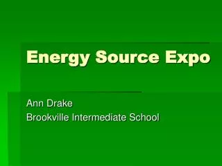 Energy Source Expo