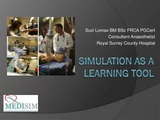 Simulation as a learning tool