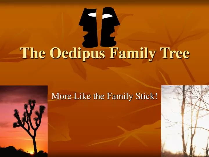 the oedipus family tree