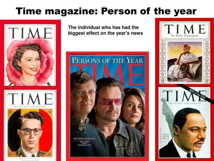 PPT Time magazine Person of the year PowerPoint Presentation, free