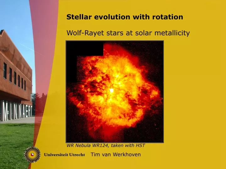 stellar evolution with rotation