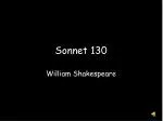 Sonnet 130 - slide 1