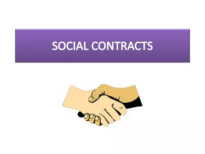 social contracts