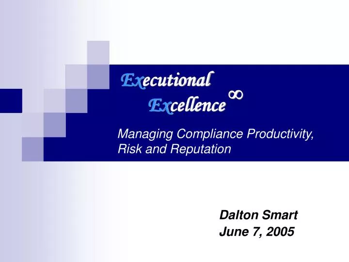 managing compliance productivity risk and reputation