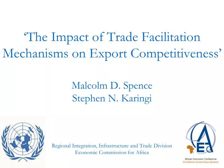 the impact of trade facilitation mechanisms on export competitiveness