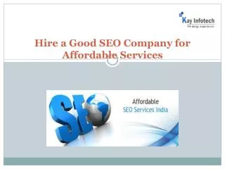 Good SEO Company for Affordable Services