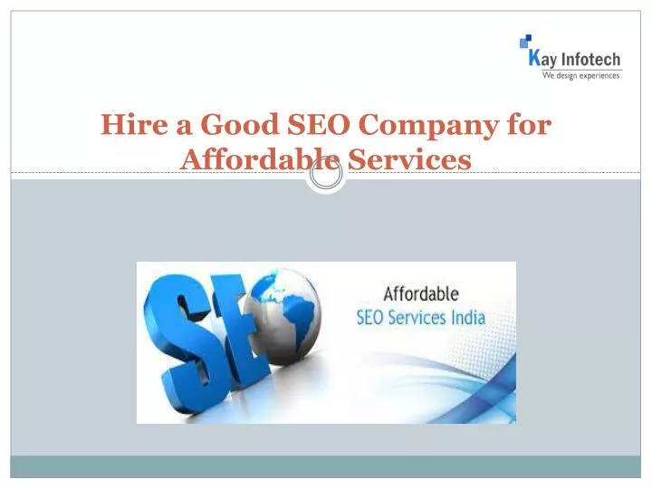 hire a good seo company for affordable services