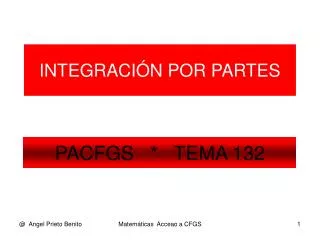 integraci n por partes