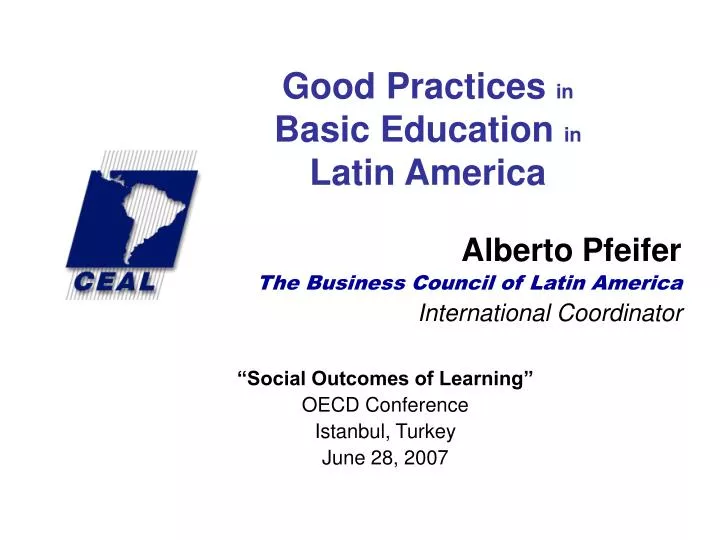 good practices in basic education in latin america