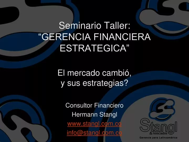 seminario taller gerencia financiera estrategica