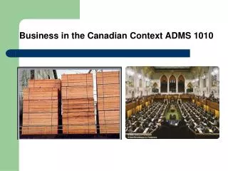 Business in the Canadian Context ADMS 1010
