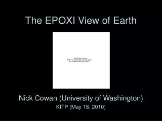 The EPOXI View of Earth