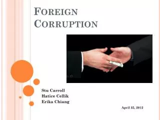 Foreign Corruption