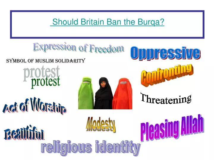 should britain ban the burqa