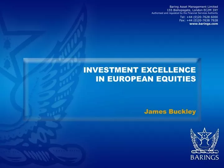 investment excellence in european equities