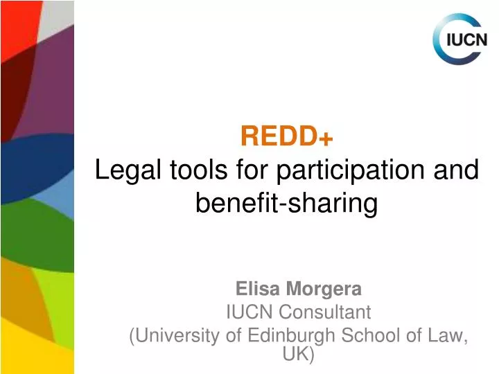 redd legal tools for participation and benefit sharing