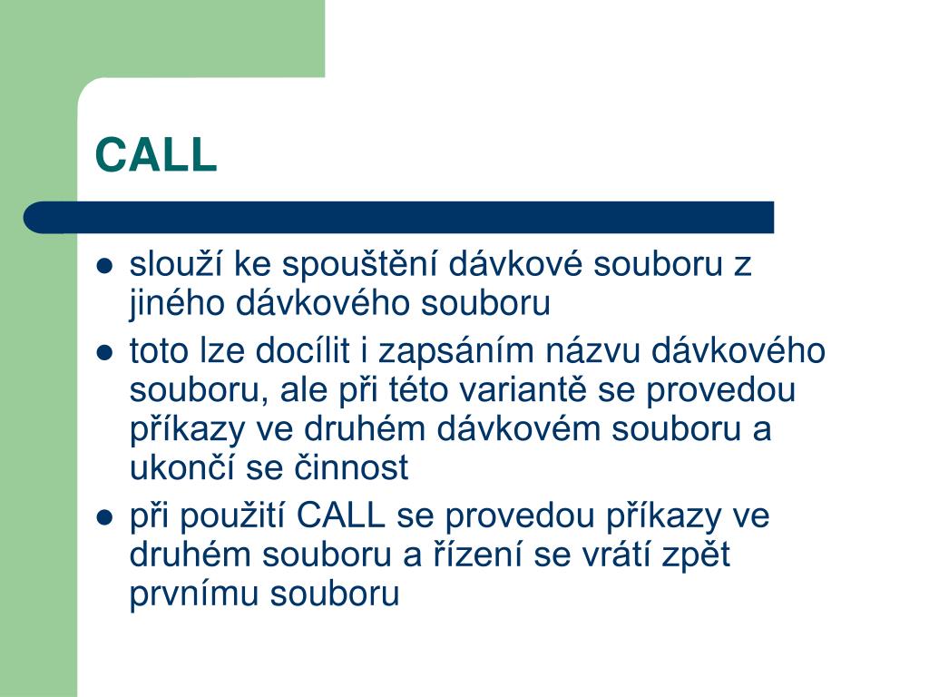 PPT - CALL PowerPoint Presentation, free download - ID:4095356