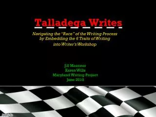 Talladega Writes