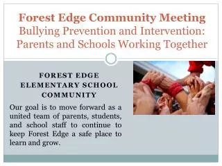 Forest Edge elementary School COMMUNITY