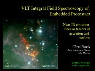 VLT Integral Field Spectroscopy of Embedded Protostars Near-IR emission lines as tracers of