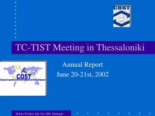 TC-TIST Meeting in Thessaloniki