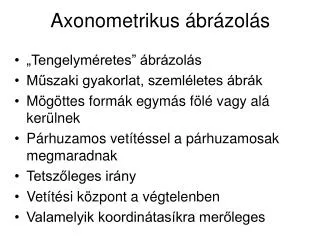 axonometrikus br zol s