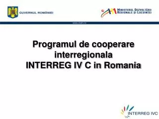 programul de cooperare interregionala interreg iv c in romania