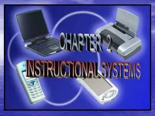 CHAPTER 2 INSTRUCTIONAL SYSTEMS