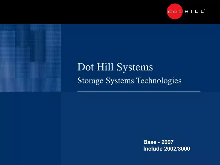dot hill systems storage systems technologies