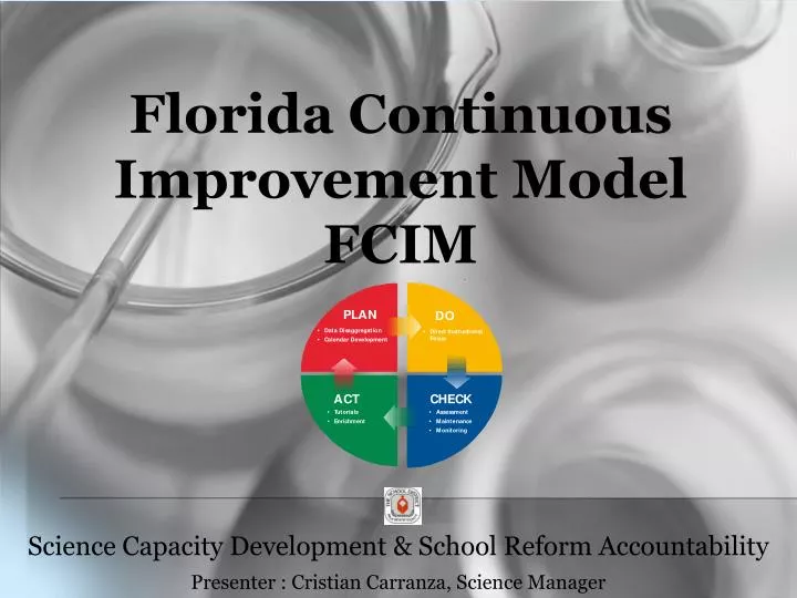 florida continuous improvement model fcim
