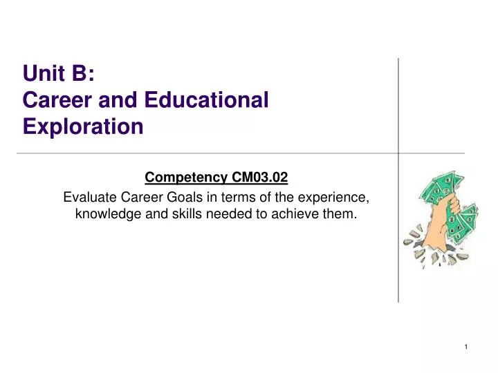 unit b career and educational exploration