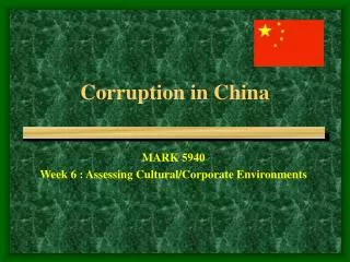 Corruption in China