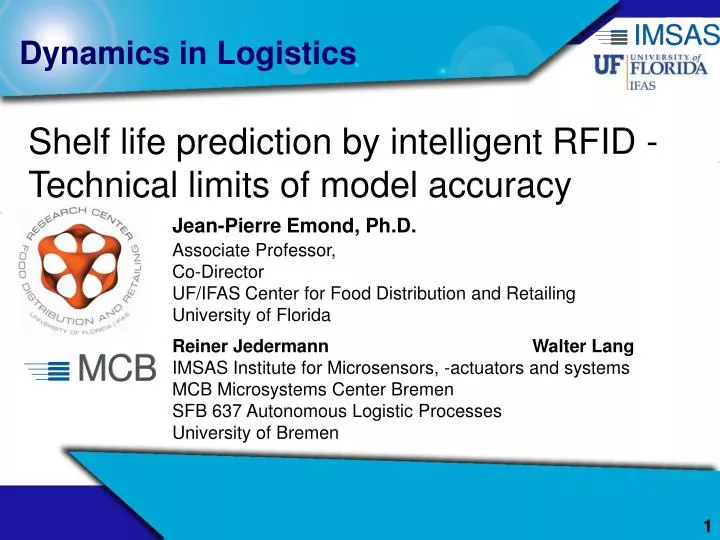 dynamics in logistics