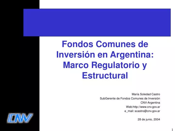 fondos comunes de inversi n en argentina marco regulatorio y estructural