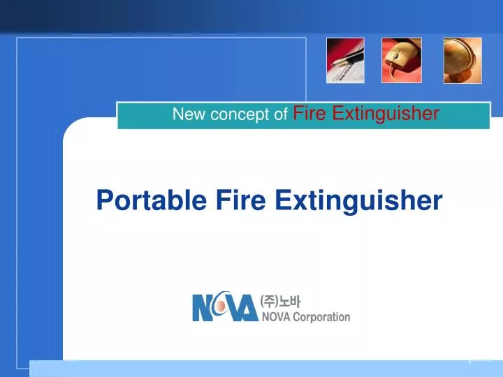 new concept of fire extinguisher