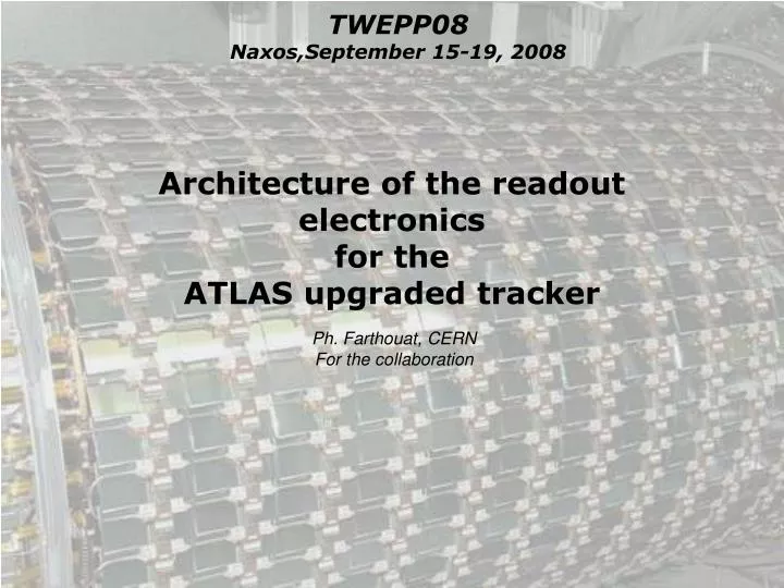 architecture of the readout electronics for the atlas upgraded tracker