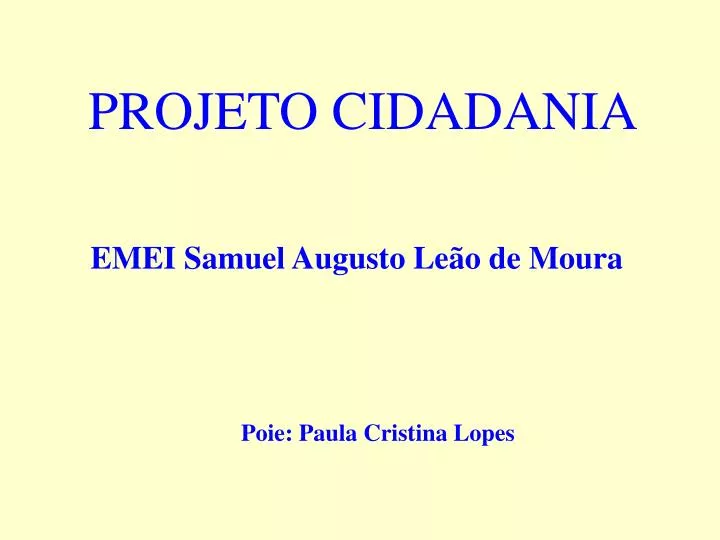PPT - CIDADANIA PowerPoint Presentation, free download - ID:5573946