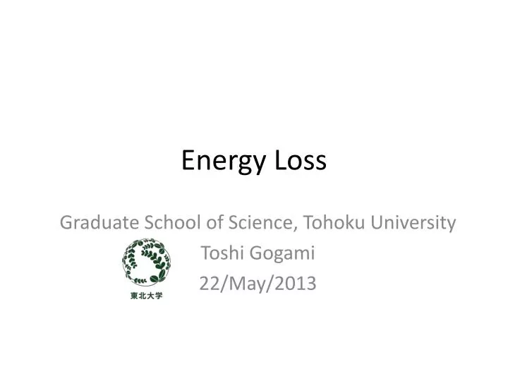 energy loss