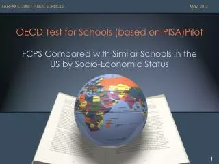 OECD Test for Schools (based on PISA)Pilot