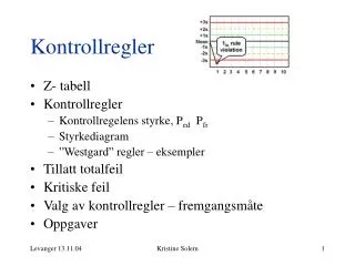 kontrollregler