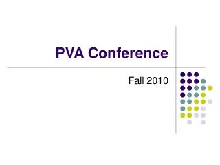 PVA Conference