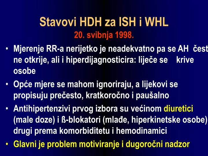 stavovi hdh za ish i whl 20 svibnja 1998