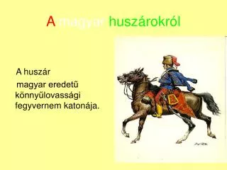 a magyar husz rokr l