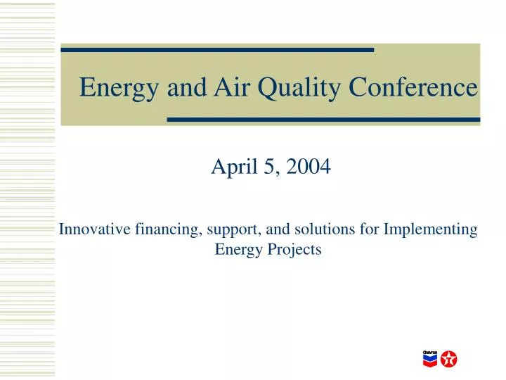 energy and air quality conference