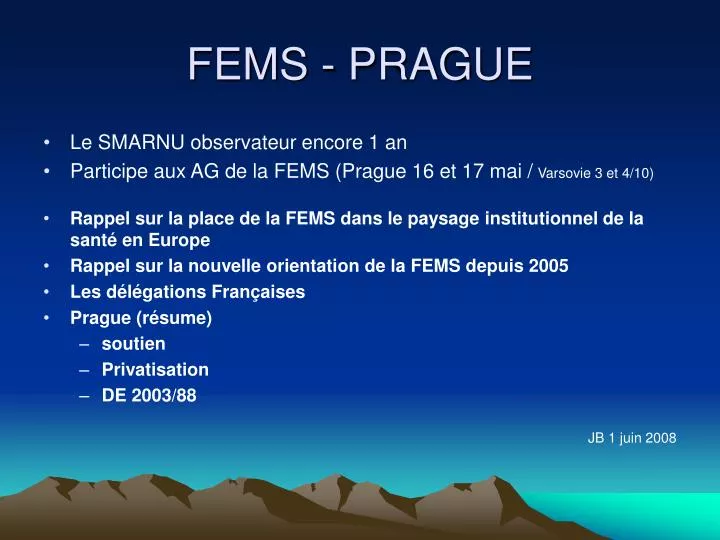 fems prague